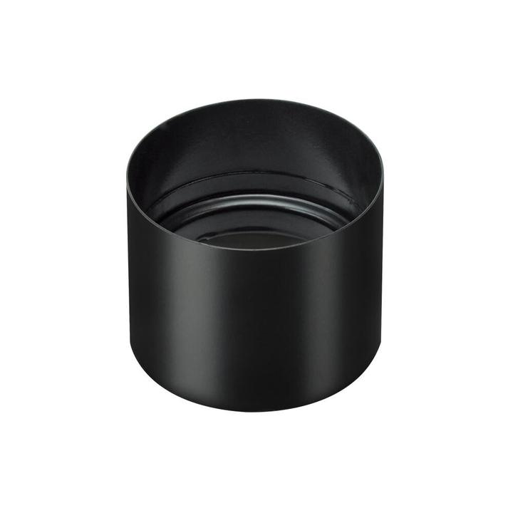 [HSFFWNNO1331] Vitreous enamel anti-condensate fitting 130 mm black matt Save Plus